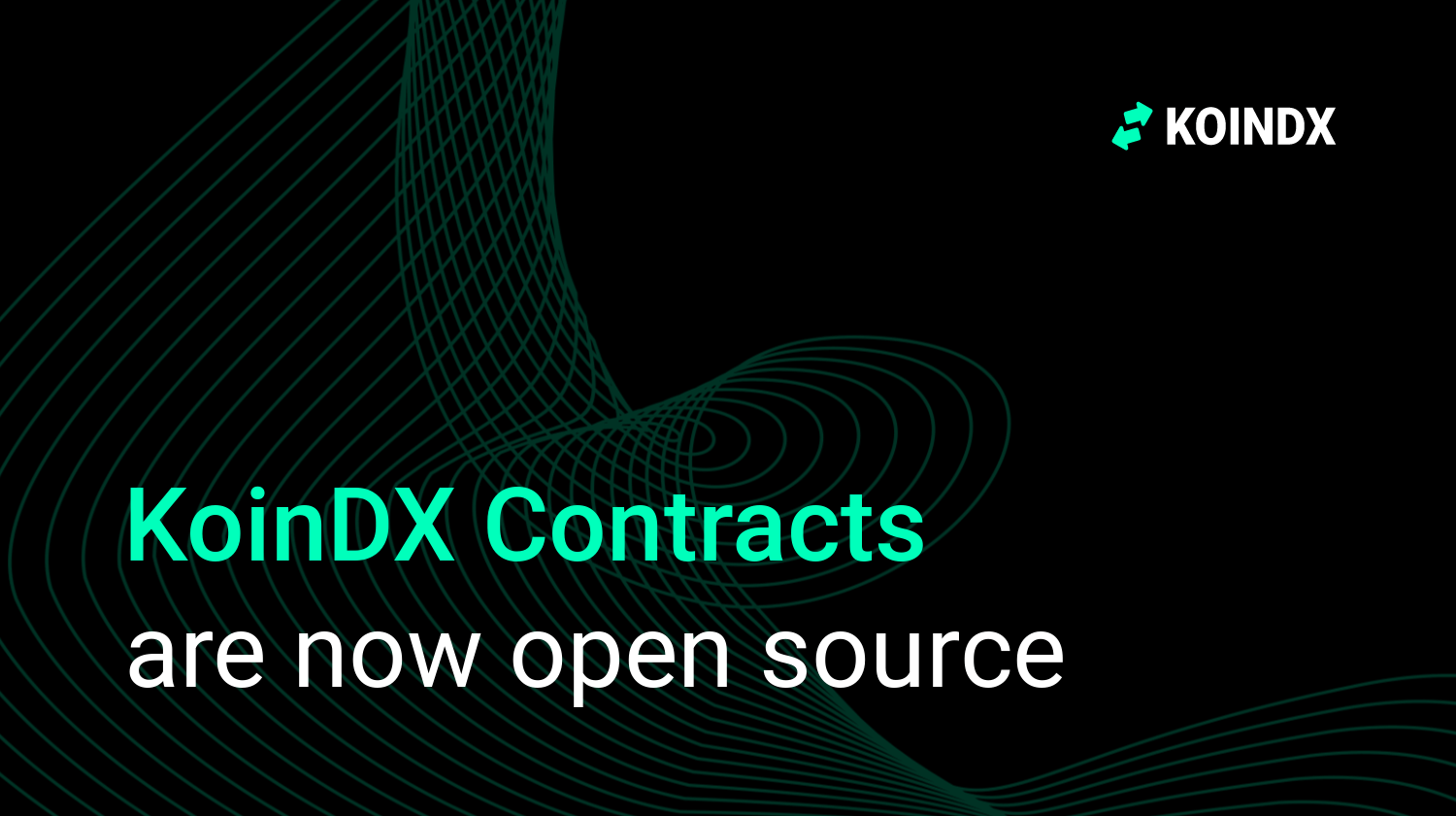 KoinDX contracts are now open source