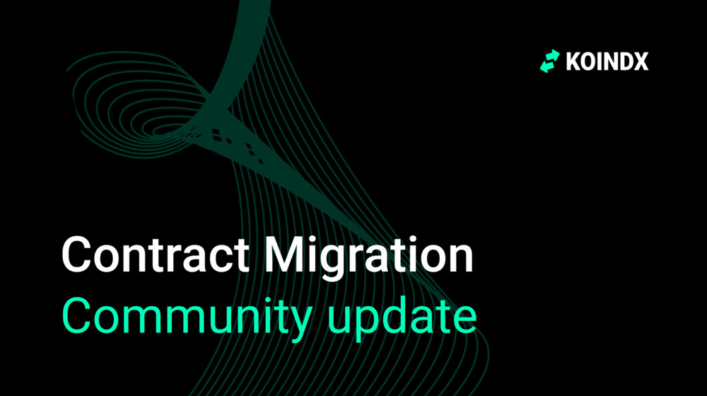 KoinDX mainnet contract migration announcement